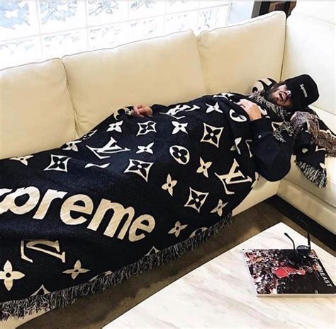 supreme lv blanket|supreme x louis vuitton jacket.